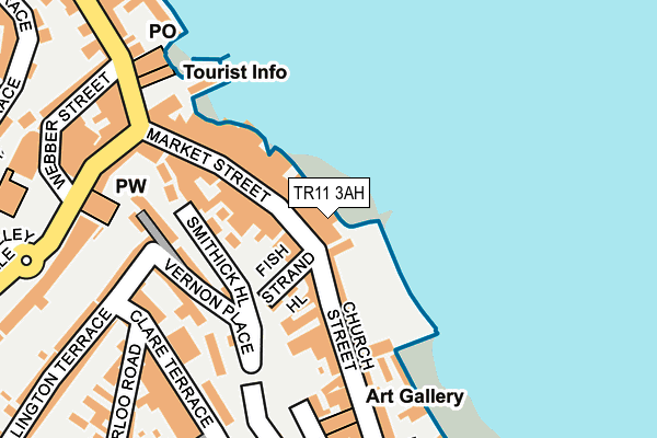 TR11 3AH map - OS OpenMap – Local (Ordnance Survey)