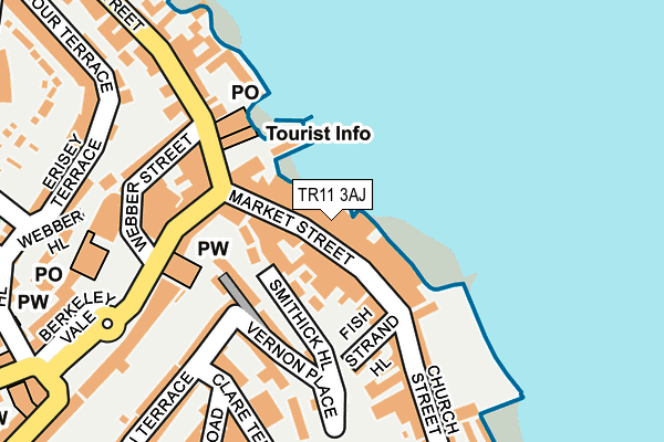 TR11 3AJ map - OS OpenMap – Local (Ordnance Survey)