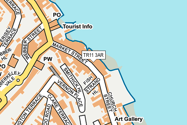 TR11 3AR map - OS OpenMap – Local (Ordnance Survey)