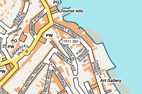TR11 3BA map - OS OpenMap – Local (Ordnance Survey)