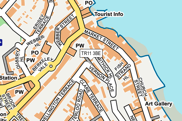 TR11 3BE map - OS OpenMap – Local (Ordnance Survey)