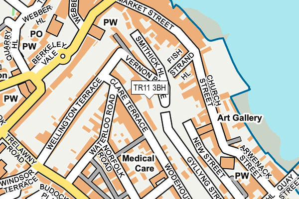 TR11 3BH map - OS OpenMap – Local (Ordnance Survey)