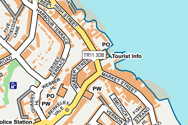 TR11 3DB map - OS OpenMap – Local (Ordnance Survey)
