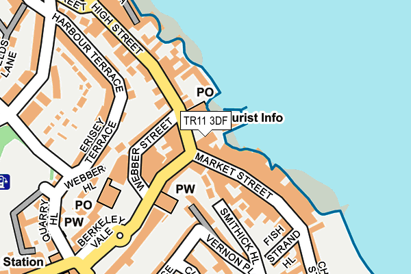 TR11 3DF map - OS OpenMap – Local (Ordnance Survey)