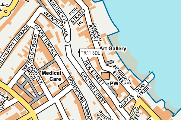 TR11 3DL map - OS OpenMap – Local (Ordnance Survey)
