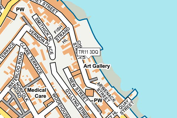 TR11 3DQ map - OS OpenMap – Local (Ordnance Survey)