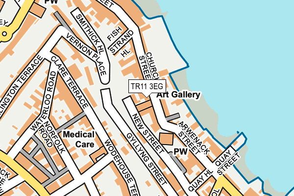 TR11 3EG map - OS OpenMap – Local (Ordnance Survey)