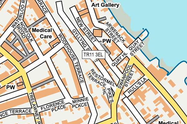 TR11 3EL map - OS OpenMap – Local (Ordnance Survey)
