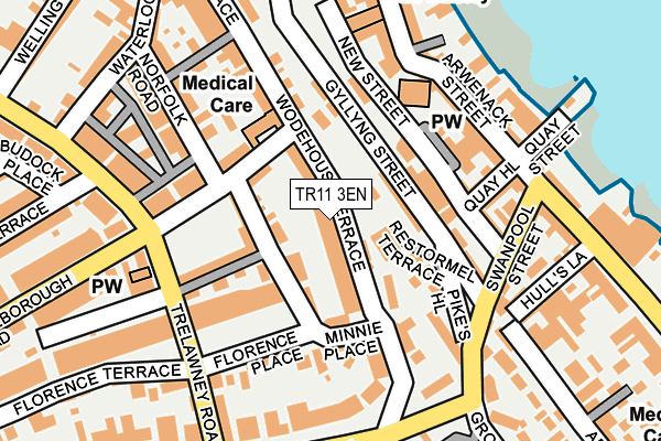 TR11 3EN map - OS OpenMap – Local (Ordnance Survey)