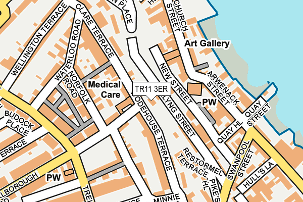TR11 3ER map - OS OpenMap – Local (Ordnance Survey)