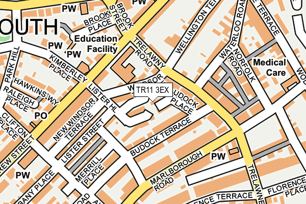 TR11 3EX map - OS OpenMap – Local (Ordnance Survey)