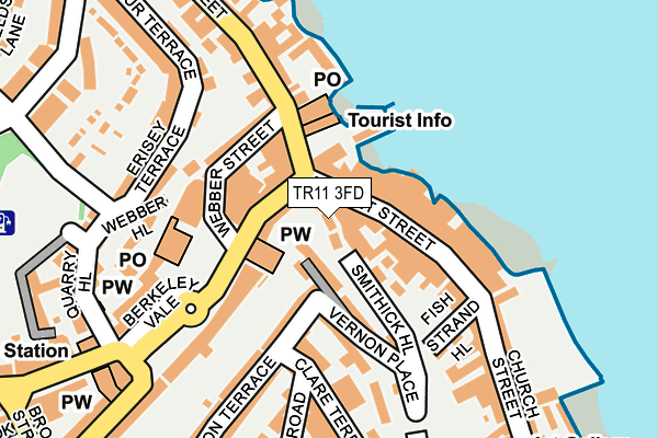 TR11 3FD map - OS OpenMap – Local (Ordnance Survey)
