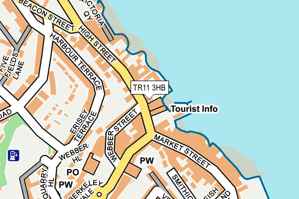 TR11 3HB map - OS OpenMap – Local (Ordnance Survey)