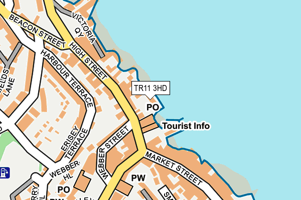 TR11 3HD map - OS OpenMap – Local (Ordnance Survey)