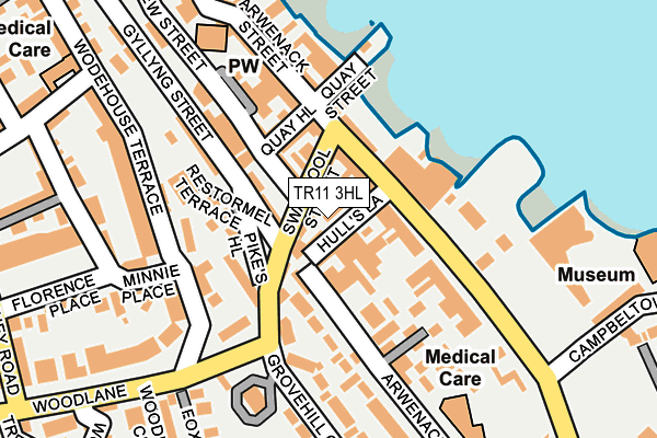 TR11 3HL map - OS OpenMap – Local (Ordnance Survey)