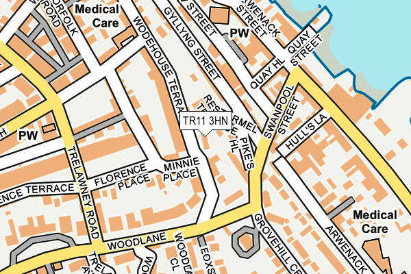 TR11 3HN map - OS OpenMap – Local (Ordnance Survey)