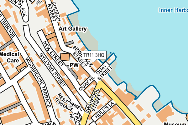 TR11 3HQ map - OS OpenMap – Local (Ordnance Survey)