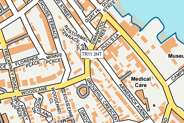 TR11 3HT map - OS OpenMap – Local (Ordnance Survey)