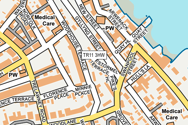 TR11 3HW map - OS OpenMap – Local (Ordnance Survey)
