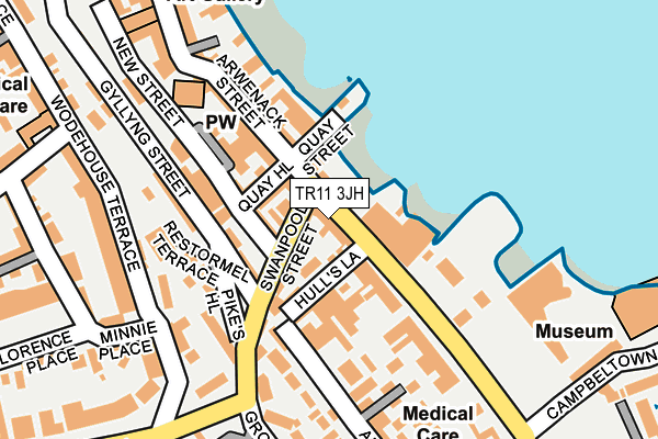 TR11 3JH map - OS OpenMap – Local (Ordnance Survey)
