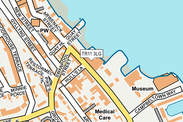TR11 3LG map - OS OpenMap – Local (Ordnance Survey)