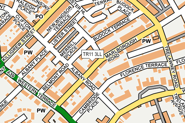TR11 3LL map - OS OpenMap – Local (Ordnance Survey)