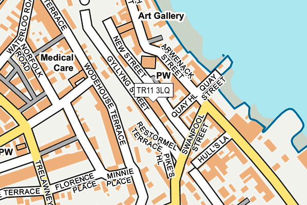 TR11 3LQ map - OS OpenMap – Local (Ordnance Survey)