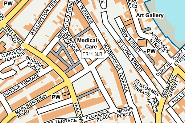 TR11 3LR map - OS OpenMap – Local (Ordnance Survey)