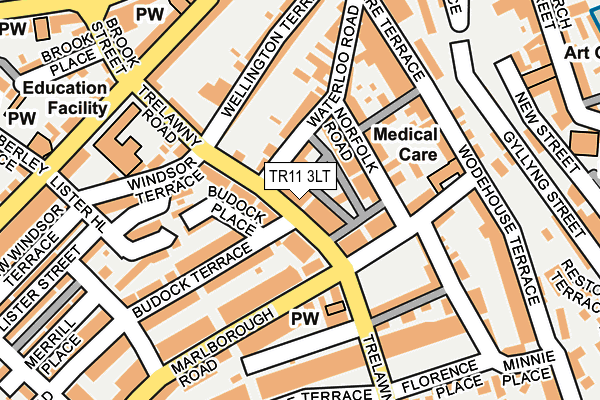 TR11 3LT map - OS OpenMap – Local (Ordnance Survey)