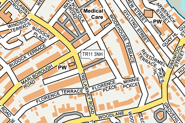 TR11 3NH map - OS OpenMap – Local (Ordnance Survey)