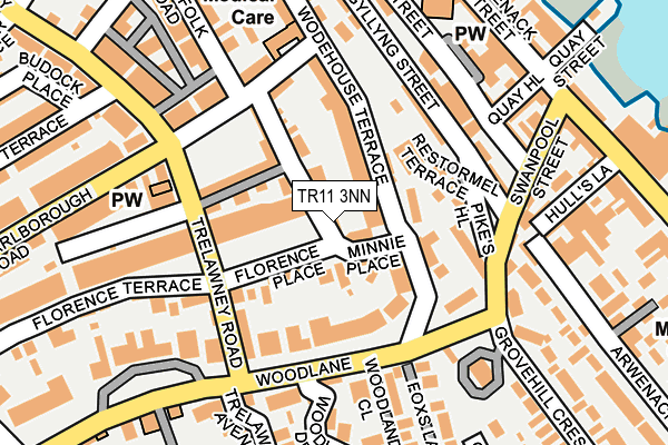 TR11 3NN map - OS OpenMap – Local (Ordnance Survey)