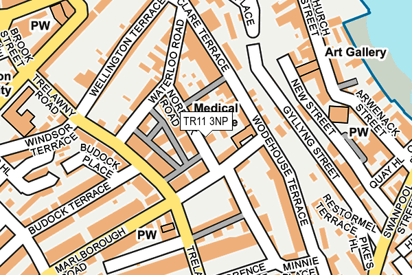 TR11 3NP map - OS OpenMap – Local (Ordnance Survey)