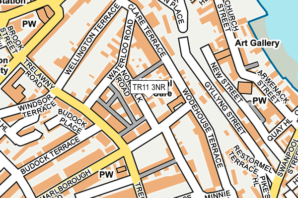 TR11 3NR map - OS OpenMap – Local (Ordnance Survey)