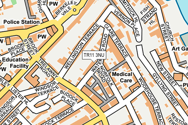 TR11 3NU map - OS OpenMap – Local (Ordnance Survey)