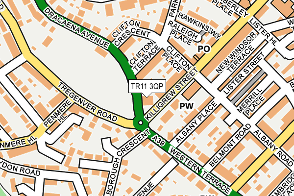 TR11 3QP map - OS OpenMap – Local (Ordnance Survey)