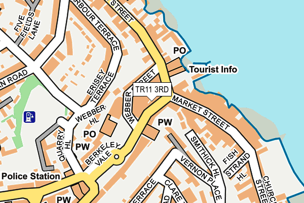 TR11 3RD map - OS OpenMap – Local (Ordnance Survey)