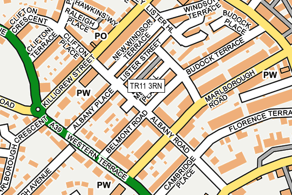 TR11 3RN map - OS OpenMap – Local (Ordnance Survey)