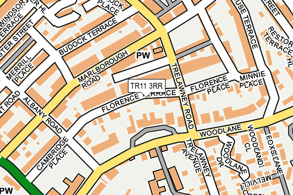 TR11 3RR map - OS OpenMap – Local (Ordnance Survey)