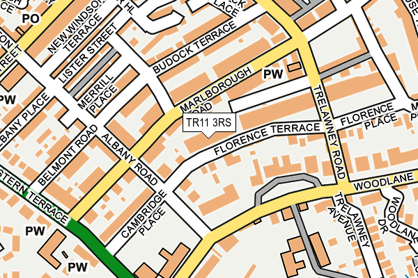 TR11 3RS map - OS OpenMap – Local (Ordnance Survey)