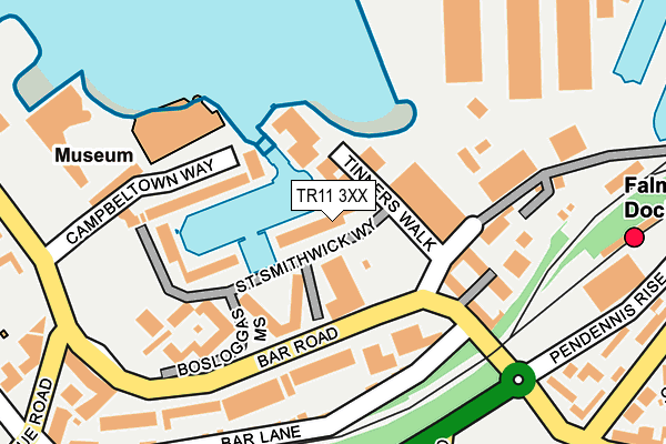 TR11 3XX map - OS OpenMap – Local (Ordnance Survey)