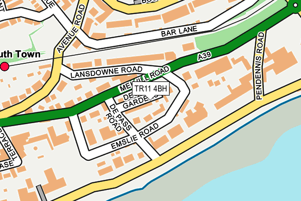 TR11 4BH map - OS OpenMap – Local (Ordnance Survey)