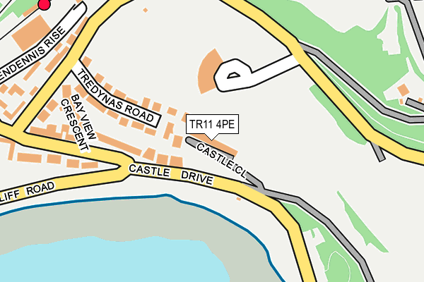 TR11 4PE map - OS OpenMap – Local (Ordnance Survey)