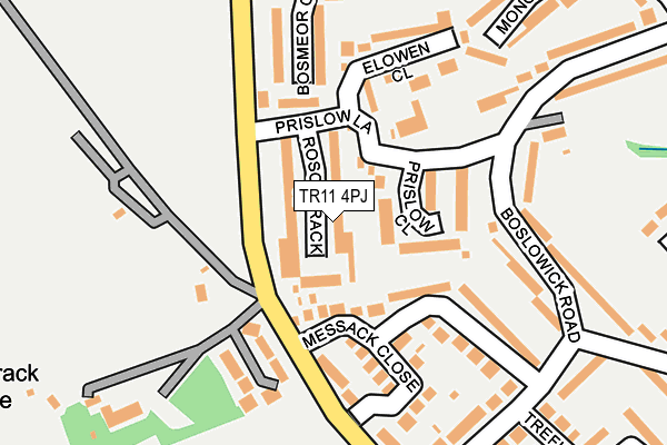 TR11 4PJ map - OS OpenMap – Local (Ordnance Survey)