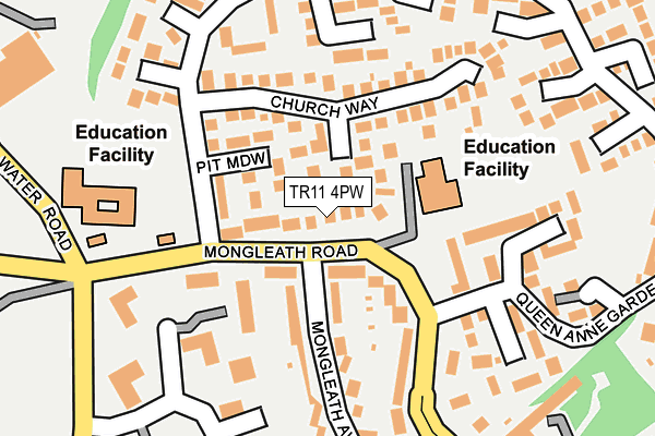 TR11 4PW map - OS OpenMap – Local (Ordnance Survey)