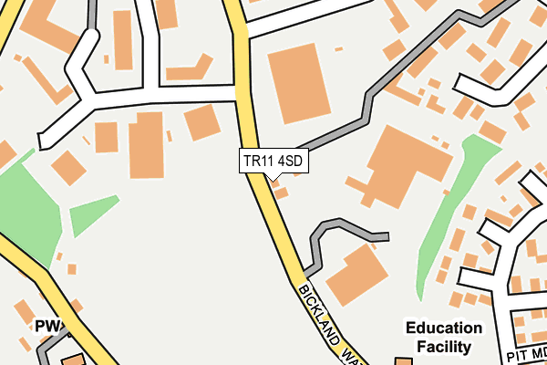 TR11 4SD map - OS OpenMap – Local (Ordnance Survey)