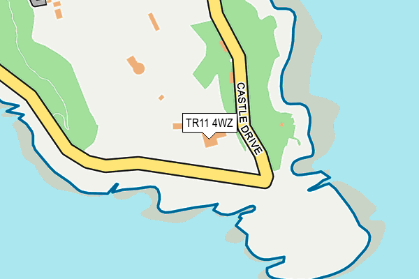 TR11 4WZ map - OS OpenMap – Local (Ordnance Survey)