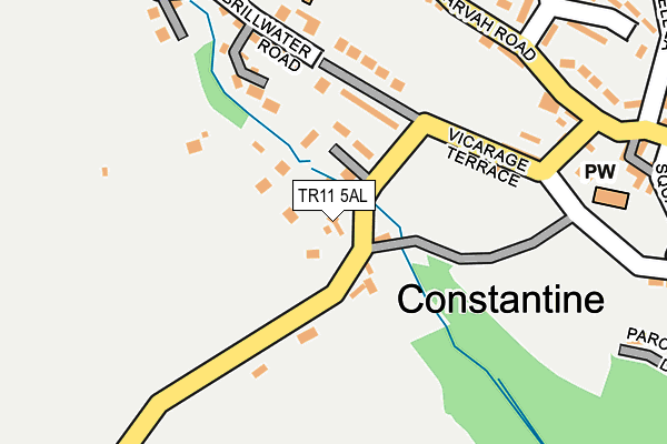 TR11 5AL map - OS OpenMap – Local (Ordnance Survey)