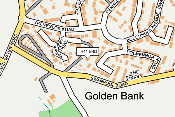 TR11 5BQ map - OS OpenMap – Local (Ordnance Survey)