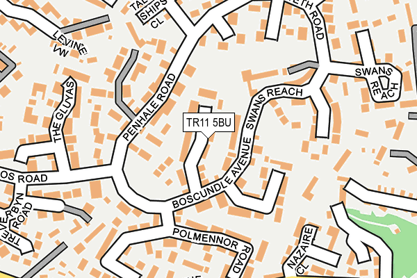 TR11 5BU map - OS OpenMap – Local (Ordnance Survey)