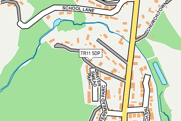 TR11 5DP map - OS OpenMap – Local (Ordnance Survey)